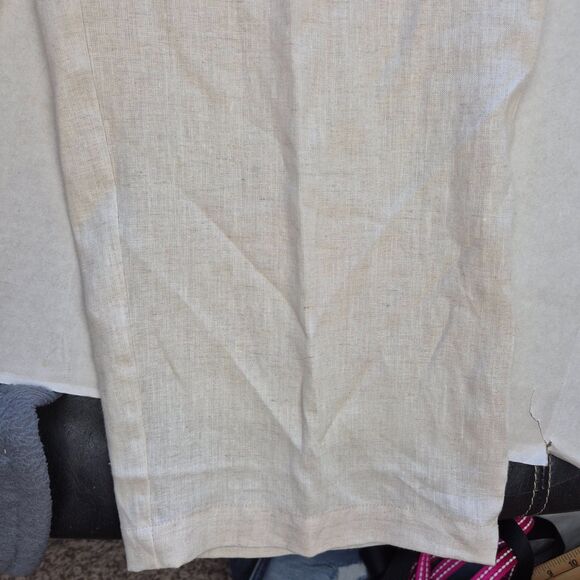 Jamaica BayTan Linen Pants Size Med, Disciver Paradise, Zip Button, Tie in Front - Picture 7 of 11